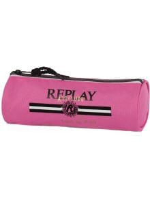 Кръгъл ученически несесер Replay, Attitude - розов цвят - Stationery Team - Stationery Team - Момче - Stationery Team - Replay - 8715161055562