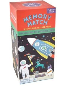 Мемори карти Floss & Rock, Memory Match Game, Space - Космонавт - Floss & Rock - Floss & Rock - Момче - Floss & Rock - Play - 5055166357760