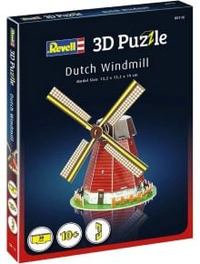 Мини 3D пъзел Revell - Вятърна мелница, 20 части - Revell - Revell - Жена, Мъж - 4009803895345