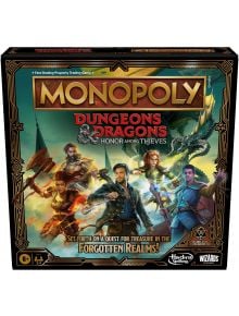 Монополи - Dungeons & Dragons: Honor Among Thieves - Hasbro - Hasbro - Жена, Мъж, Момиче, Момче - 195166206028