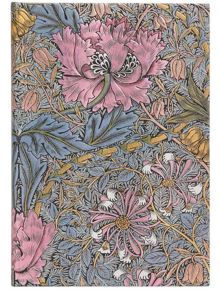 Тефтер Paperblanks - Morris Pink Honeysuckle Midi, 13 х 18 см. - 1133975 - 1133974 - 1085518 - Paperblanks - William Morris -