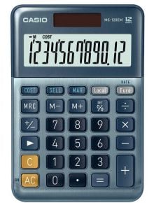 Настолен калкулатор Casio MS-120 EM, син - Casio - Casio - 4549526609930