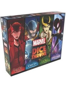 Настолна игра: Dice Throne Marvel - 4-Hero Box - Жена, Мъж, Момиче, Момче - 700304156075