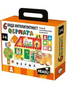 Образователна игра Headu - 6 вида интелигентност, фермата - Headu - Headu - 8056214160001