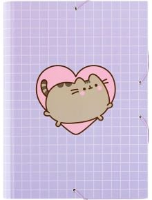 Папка Grupo Erik - Pusheen Love с ластик - Grupo Erik - GRUPO ERIK EDITORES S.L. - Момиче - Grupo Erik - Pusheen The Cat - 8435497298647