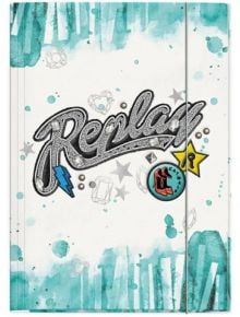 Папка Replay Girl с ластик - Stationery Team - Stationery Team - Stationery Team - Replay - 8718803106288