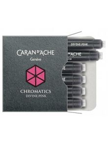 Патрончета за писалка Caran d'Ache Chromatics 6 бр. - божествено розово - Caran d'Ache - Caran d'Ache - Caran d'Ache - Пълнители - 7630002329866