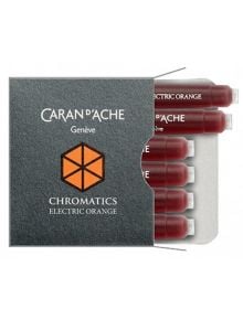 Патрончета за писалка Caran d'Ache Chromatics 6 бр. - електриково оранжево - Caran d'Ache - Caran d'Ache - Caran d'Ache - Пълнители - 7630002329842