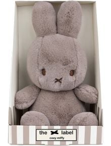 Плюшена играчка Miffy CCozy Sitting Taupe - Сив заек в подаръчна кутия - Miffy - Bon Ton Toys - 8719066013238