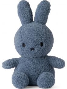 Плюшена играчка Miffy Sitting Teddy - Син заек, 33 см. - Miffy - Bon Ton Toys - 8719066009446