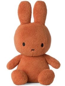 Плюшена играчка Miffy Sitting Terry - Ретро оранжев заек, 33 см. - 1134382 - 1083874 - 8719066009699