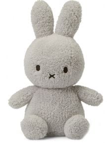 Плюшена играчка Miffy Sitting Terry - Светлосив заек, 23 см. - 1134382 - 1083874 - 1129388,1129390 - 8719066010589