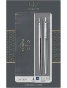 Комплект Parker - Химикалка и автоматичен молив Jotter Stainless Steel - Parker - Parker - Жена, Мъж - Parker - Jotter - 3026980932562