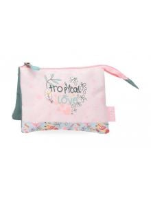 Портмоне Enso Tropical Love за монети с три отделения - Enso - Joumma Bags S.L. - Момиче - Enso - Tropical Love - 8435692752067