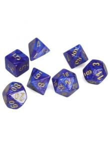 Комплект зарчета за ролеви игри Chessex: Lustrous Polyhedral, 7бр. - 1125759 - 1125760 - 601982025021