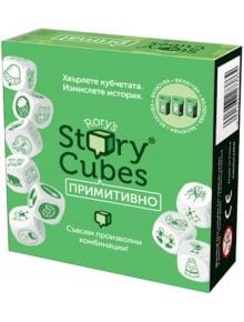 Rory's Story Cubes - кубчета за истории: Примитивно - Asmodee - Asmodee Editions - 3558380072454