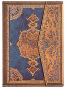 Тефтер Paperblanks - Safavid Indigo Midi, 13 х 18 см. - 1133975 - 1133974 - 1085518,1085620 - Paperblanks - Safavid Binding A