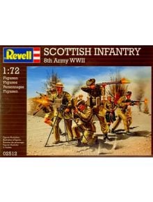 Фигурки - Scottish infantry 8th Army WWII - Revell - Revell - 4009803025124