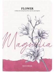 Скицник Drasca Flower Magnolia А5, 80 листа - Drasca - Drasca - Момиче - Drasca - Flower - 5060816700353