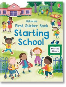 First Sticker Book Starting School - Holly Bathie - 1129388,1129390 - Usborne Publishing Ltd - 5655 - 9781803702735