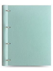 Тефтер Filofax Clipbook Classic Pastels A4 Notebook Duck Egg с метални рингове - Filofax - 5015142285203