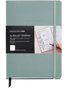 Тефтер Miquelrius Bullet Journal A5, зелен - Miquelrius - Apli Paper - Жена - Miquelrius - Bullet Journal - 8422593015117