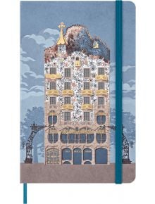 Тефтер Moleskine Casa Batllo с твърди корици и линирани страници - Moleskine - Moleskine - Жена, Мъж - 8056999272760