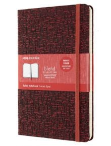 Тефтер Moleskine Limited Editions Blend Collection Red Tissu с твърди корици и линирани страници - Moleskine - Moleskine - Moleskine - Blend - 8053853603678