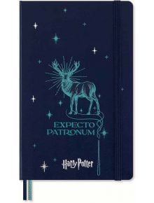 Класически тефтер Moleskine Limited Edition Harry Potter Expecto Patronum с твърди корици и линирани страници - 1119062 - 739