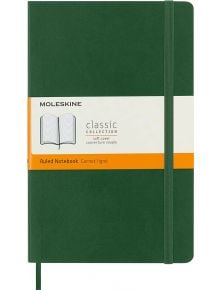 Класически тефтер Moleskine Classic Myrtle Green с меки корици и линирани страници - Moleskine - Moleskine - Жена, Мъж - Moleskine - Classic - 8053853600011