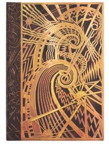 Тефтер Paperblanks - The Chanin Spiral Midi, 13 х 18 см. - Paperblanks - Paperblanks - Жена, Мъж - Paperblanks - New York Deco - 9781439781265