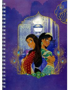 Тетрадка Aladdin А5 със спирала, 100 листа с широки редове - DISNEY - Spree - Момиче - Disney - Aladdin - 3800884974803