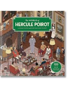 Пъзел Laurence King: The World of Hercule Poirot, 1000 части - Laurence King - Laurence King Publishing - 9781399608671