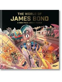 Пъзел Laurence King: The World of James Bond, 1000 части - Laurence King - Laurence King Publishing - 9781913947811