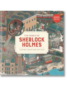 Пъзел Laurence King: The World of Sherlock Holmes, 1000 части - Laurence King - Laurence King Publishing - 9781786277497