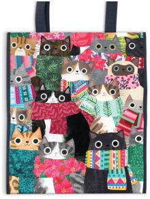 Wintry Cats Reusable Shopping Bag - 9780735381476