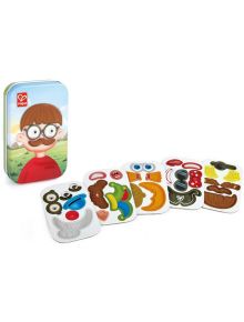 Занимателна игра Hape - Магнитно лице - 1123105 - 755164 - 1129388,1129390 - 5655 - 6943478032347