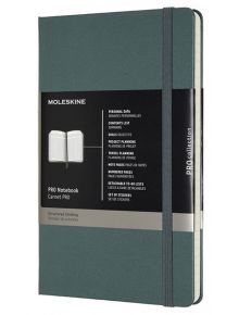 Зелен тефтер Moleskine Pro Collection Large Forest Green с твърди корици - Moleskine - Moleskine - Moleskine - Pro - 8058647620763